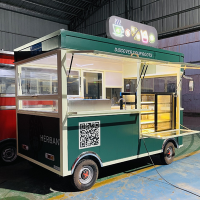 Combo Fried Chicken and Cola Beverage for Electric Mobile Snack Truck in Cooking Oil