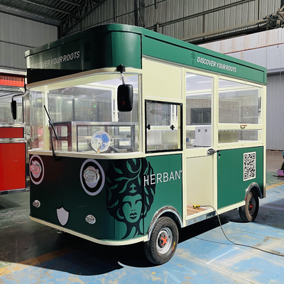 Combo Fried Chicken and Cola Beverage for Electric Mobile Snack Truck in Cooking Oil