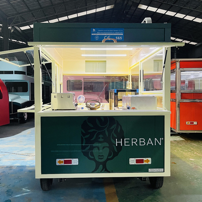 Combo Fried Chicken and Cola Beverage for Electric Mobile Snack Truck in Cooking Oil