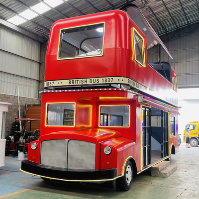 Multipurpose Leisure Fast Food Equipment 9*2.14*4.8m Double Deck Luxury Truck Trailer