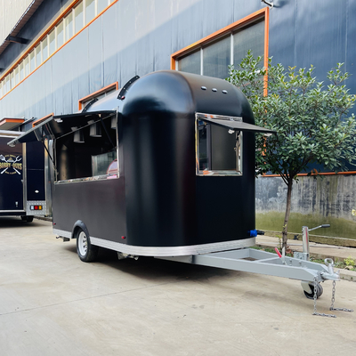 2023 Mobile Trailer for Snacks Fast Food Drinks Ice Cream Coffee Milk Tea and Durable