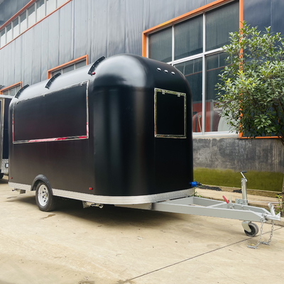 2023 Mobile Trailer for Snacks Fast Food Drinks Ice Cream Coffee Milk Tea and Durable
