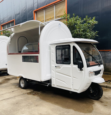 2023 Multipurpose Mobile Electric Fast Food Snack Tricycle Pedicab for Retail Outlet