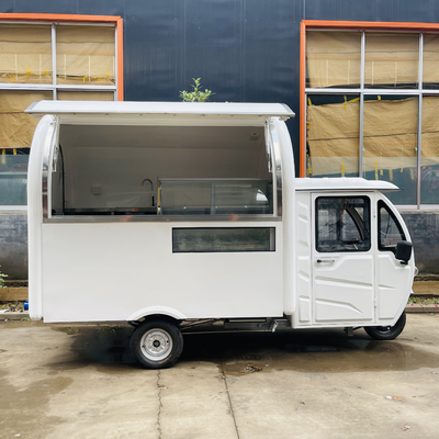 2023 Multipurpose Mobile Electric Fast Food Snack Tricycle Pedicab for Retail Outlet