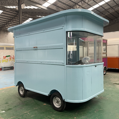 Machinery Function 85kms per hr Electric Mobile Snack Van for Fast Food and Beverages