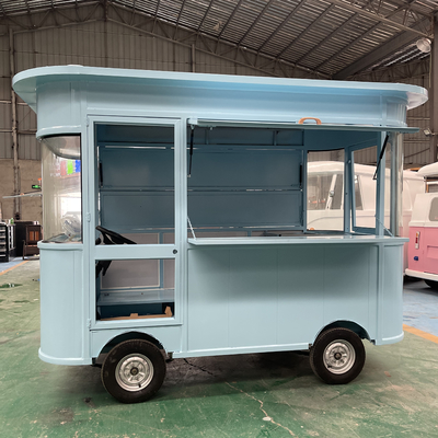 Machinery Function 85kms per hr Electric Mobile Snack Van for Fast Food and Beverages