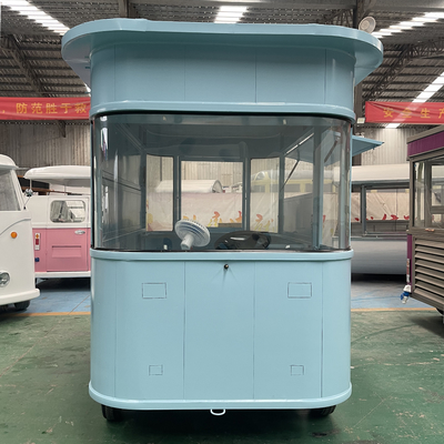 Machinery Function 85kms per hr Electric Mobile Snack Van for Fast Food and Beverages