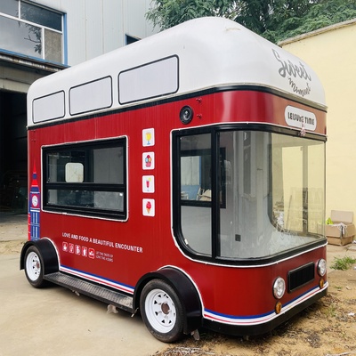 Mobile Sales Fruit Salad Coffee Milk Tea Beer Ice Cream Design Truck Trailer Cart