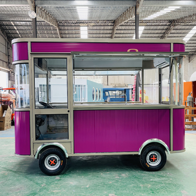 Electric Mobile Fried Chicken Combo Cola Beverage Truck by Ice Cream Milk Tea Food