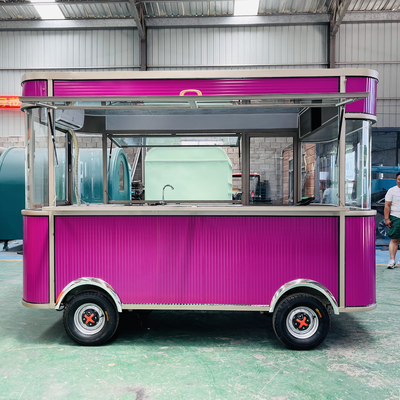 Electric Mobile Fried Chicken Combo Cola Beverage Truck by Ice Cream Milk Tea Food
