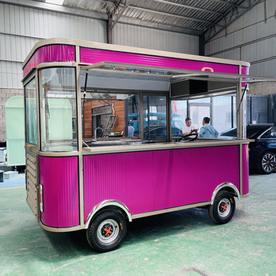 Electric Mobile Fried Chicken Combo Cola Beverage Truck by Ice Cream Milk Tea Food