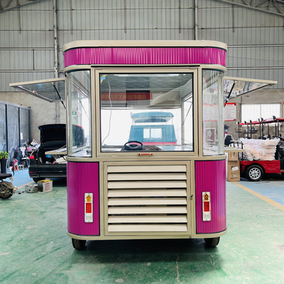 Electric Mobile Fried Chicken Combo Cola Beverage Truck by Ice Cream Milk Tea Food