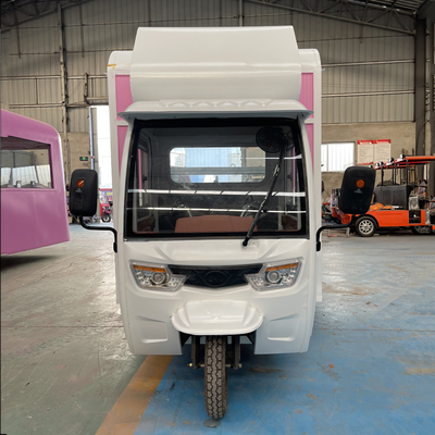 2023 Multipurpose Mobile Electric Fast Food Snack Tricycle Pedicab with Video Support