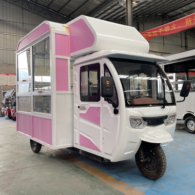 2023 Multipurpose Mobile Electric Fast Food Snack Tricycle Pedicab 3-Wheeler Outlet