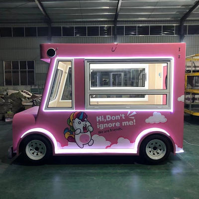 Electric Mobile Food Truck  for Cold Drinks Ice Cream and Food Distribution