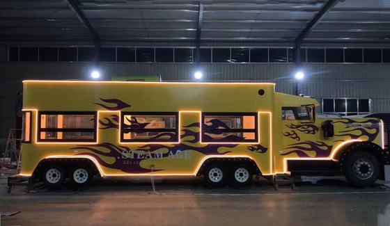 Fast Food Snack Beverage Coffee Milk Tea Restaurant Catering Van Truck Trailer Cart