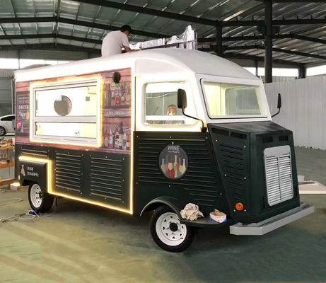 Snack Food 2023 Multipurpose Electric Mobile Van Fast Food Catering Drinks Coffee Truck Trailer Cart