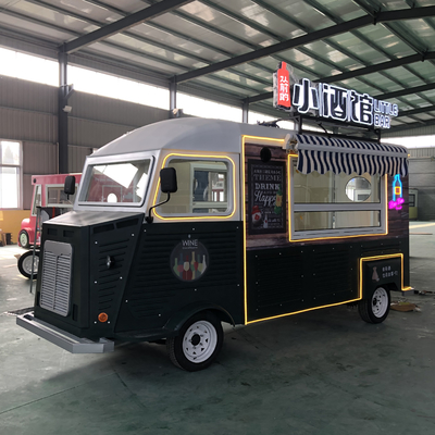 Snack Food 2023 Multipurpose Electric Mobile Van Fast Food Catering Drinks Coffee Truck Trailer Cart