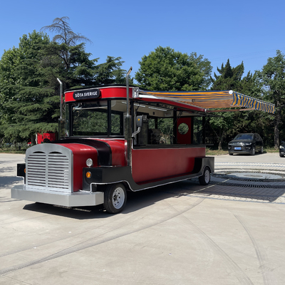 Electric Mobile Food Truck for Cold Drinks Fruit Juice Beer Milk Tea Coffee and Snacks