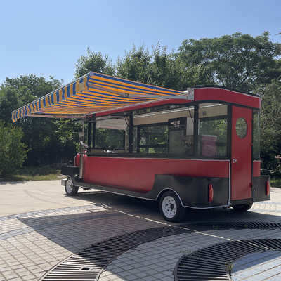 Electric Mobile Food Truck for Cold Drinks Fruit Juice Beer Milk Tea Coffee and Snacks