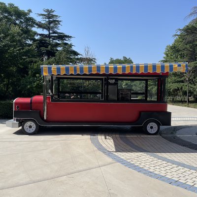 Electric Mobile Food Truck for Cold Drinks Fruit Juice Beer Milk Tea Coffee and Snacks