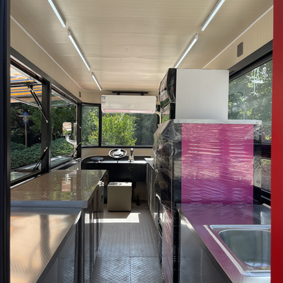 Electric Mobile Food Truck for Cold Drinks Fruit Juice Beer Milk Tea Coffee and Snacks