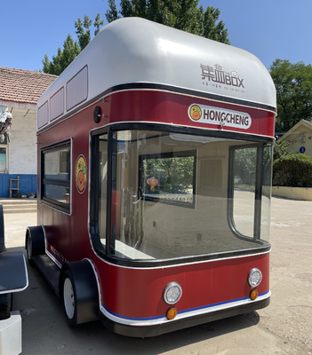Fruit Salad Beverage Coffee Milk Tea Beer Ice Cream Mobile Beer Tow Bus Truck Trailer Cart