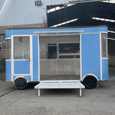 Electric Mobile Commodity Daily Necessities Retail Shop Food Snack Truck Trailer Cart
