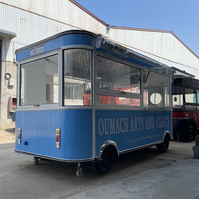 Electric Mobile Commodity Daily Necessities Retail Shop Food Snack Truck Trailer Cart