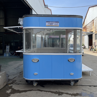 Electric Mobile Commodity Daily Necessities Retail Shop Food Snack Truck Trailer Cart