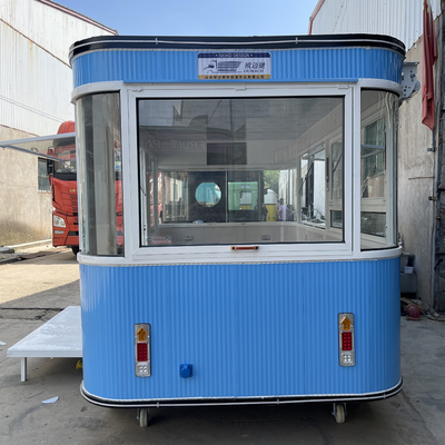 Electric Mobile Commodity Daily Necessities Retail Shop Food Snack Truck Trailer Cart