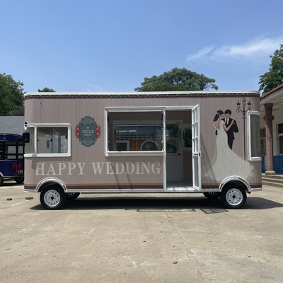 Electric Mobile Wedding Photo Commodity and Retail Shop Food Snack Trailer Boutique Cart