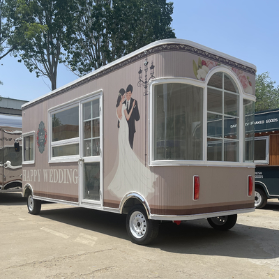 Electric Mobile Wedding Photo Commodity and Retail Shop Food Snack Trailer Boutique Cart