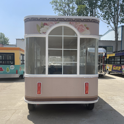 Electric Mobile Wedding Photo Commodity and Retail Shop Food Snack Trailer Boutique Cart