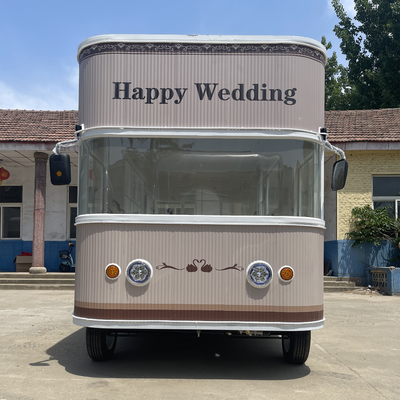 Electric Mobile Wedding Photo Commodity and Retail Shop Food Snack Trailer Boutique Cart