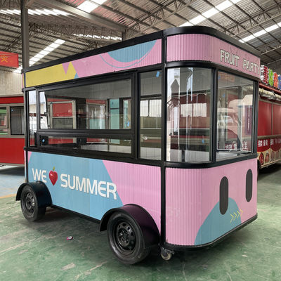 Flour-based Catering Trailer for Multipurpose Snack Beverage and Ice Cream Sales