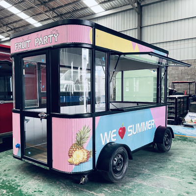 Flour-based Catering Trailer for Multipurpose Snack Beverage and Ice Cream Sales