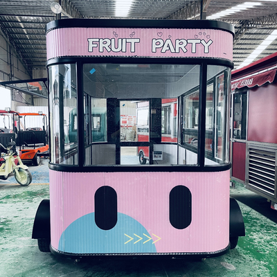 Flour-based Catering Trailer for Multipurpose Snack Beverage and Ice Cream Sales