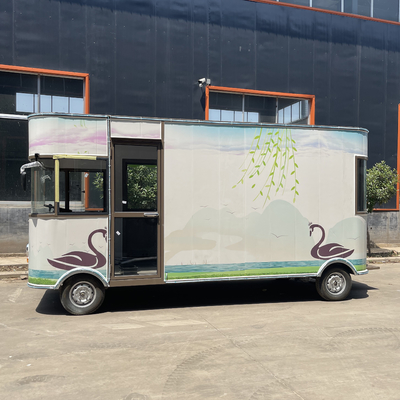 Electric Mobile Commodity Retail Flowers Plants Bonsai Shop Truck Trailer for Winery
