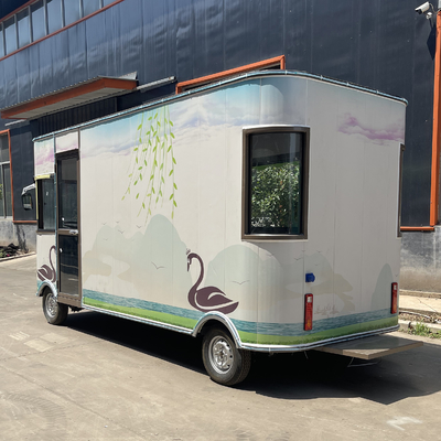 Electric Mobile Commodity Retail Flowers Plants Bonsai Shop Truck Trailer for Winery