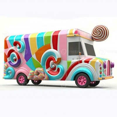 Battery Pack Powered Multipurpose Catering Truck for Candy Fruits Nuts and Vegetables