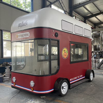 Mobile Sales of Fruit Salad Beverage Coffee Milk Tea Beer Ice Cream Truck Mobile Cart