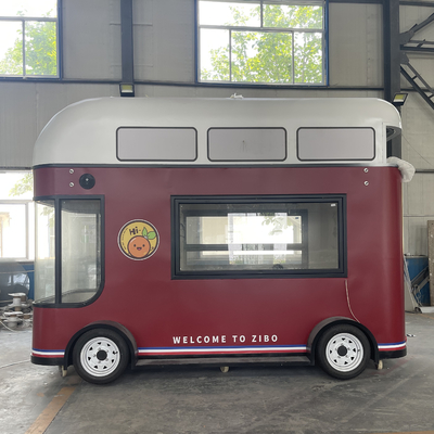 Mobile Sales of Fruit Salad Beverage Coffee Milk Tea Beer Ice Cream Truck Mobile Cart