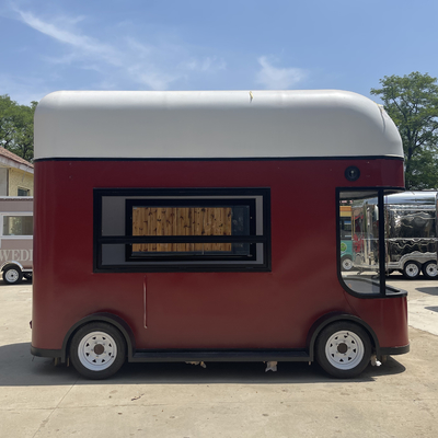 Mobile Sales of Fruit Salad Beverage Coffee Milk Tea Beer Ice Cream Truck Mobile Cart