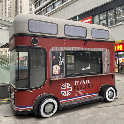 Mobile Sales of Fruit Salad Beverage Coffee Milk Tea Beer Ice Cream Truck Mobile Cart