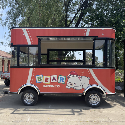 Manual Skills Mobile Fried Chicken Combo Cola Beverages Food Snack Truck Boutique Cart
