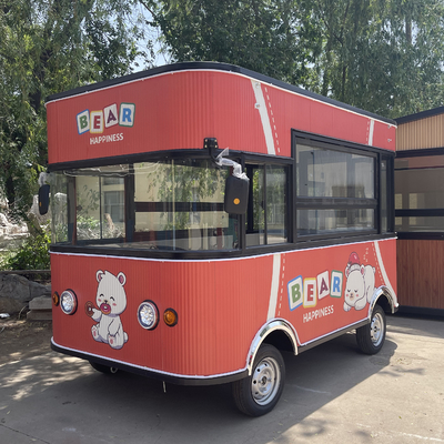 Manual Skills Mobile Fried Chicken Combo Cola Beverages Food Snack Truck Boutique Cart