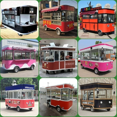 Manual Skills Mobile Fried Chicken Combo Cola Beverages Food Snack Truck Boutique Cart