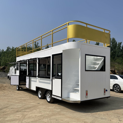 Outlet Outdoor Street Food Cart Fast Food Snack Beverage Drink Ice Cream Cake Catering