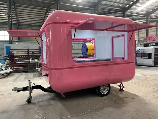Wecare Food Van Car Food Carts Manufacturers Fully Equipped Mobile Concession Trailer